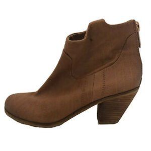 Sam Edelman Lisle Brown Leather Ankle Boots